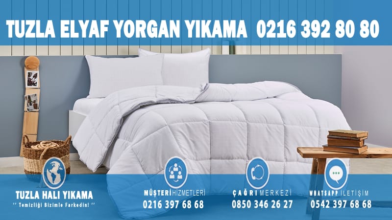 Tuzla Elyaf Yorgan Yıkama