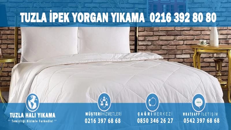 Tuzla İpek Yorgan Yıkama