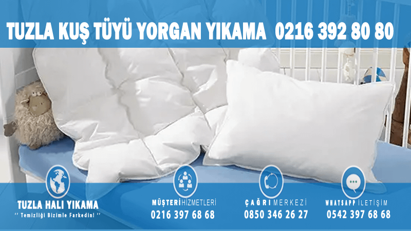 Tuzla Kuş Tüyü Yorgan Yıkama