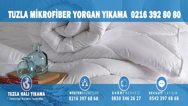 Tuzla Mikrofiber Yorgan Yıkama