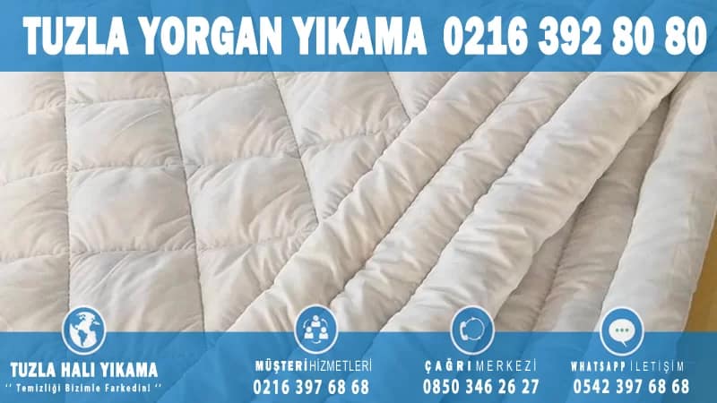 Tuzla Cami Yün Yorgan Yıkama