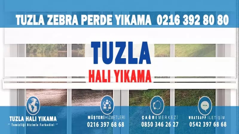 İçmeler Zebra Perde Yıkama