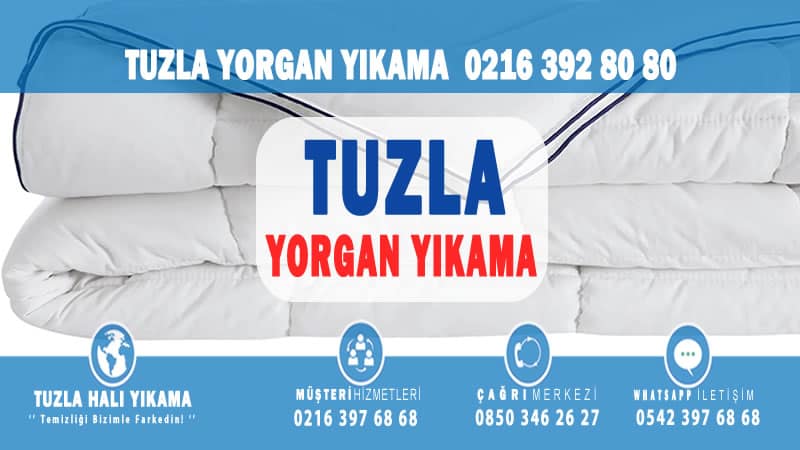 Tuzla Postane Sentetik Yorgan Yıkama